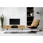 Szafka RTV-27 Drewno Lite Dąb Loft Lakier Rozmiary od 100 cm do 200 cm PREMIUM
